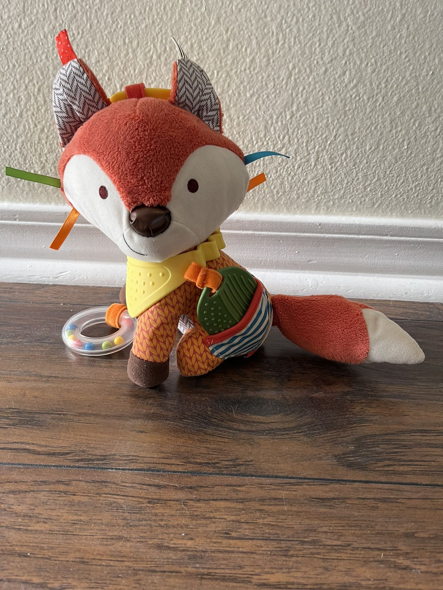 Skip Hop Bandana Buddies Fox Stroller Toy