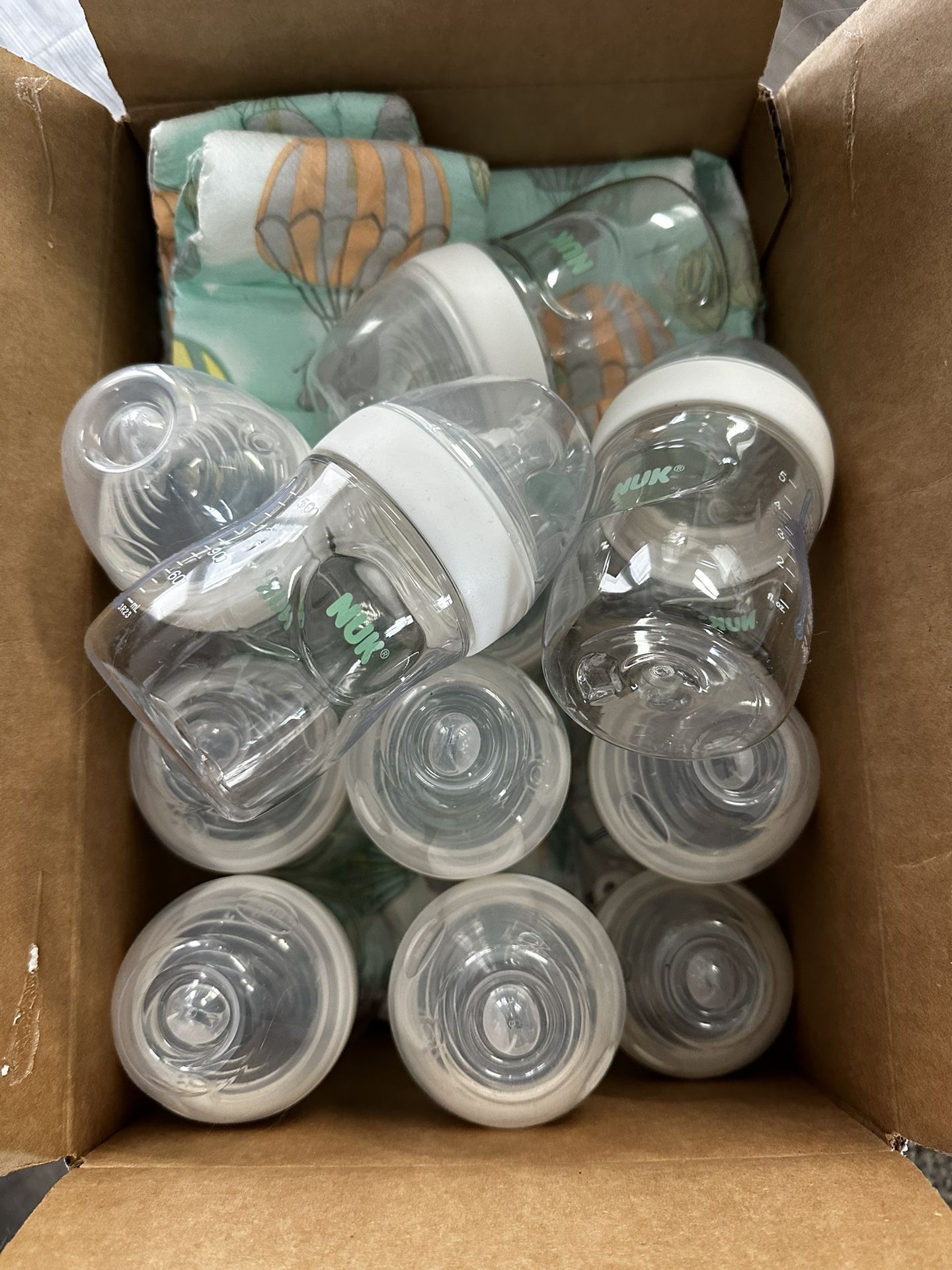 NUK Bottles & Honest/Huggies Newborn Diapers