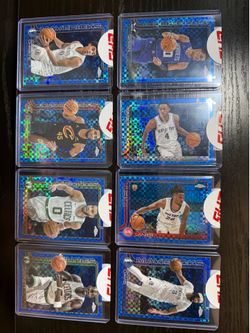 Nba Topps Chrome Blue X Fractors