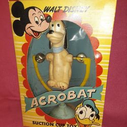 Vintage Walt Disney Pluto "Acrobat" Toy #1059