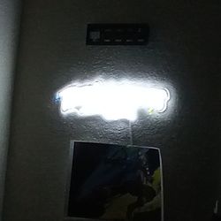 Light sign the world is yours