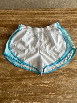 White Nike medium shorts