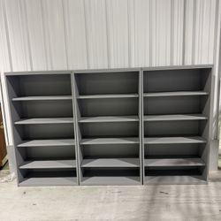 ✨ Heavy-Duty Triple Bookcase / Retail Display Shelving – Like New! ✨