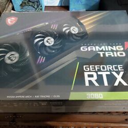 MSI GeForce RTX 3080 GAMING X TRIO 10GB GDDR6X Graphics Card