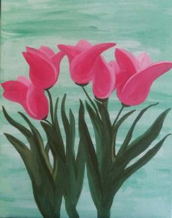 Tulip canvas