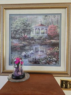 Swan Gazebo Print – Home Interiors – $65