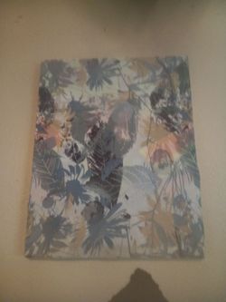 Fabric arts on canvas