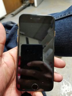 IPhone 6 black and gold att was grey change the housing to black and gold