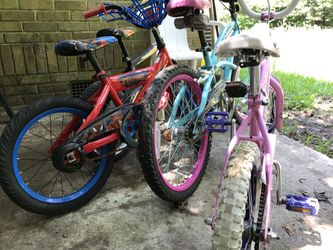Good condition and working perfect kids bikes