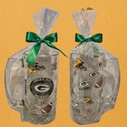 Packers glass mug