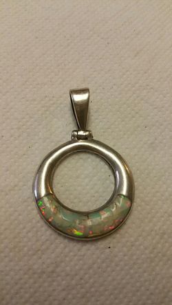 Sirver from Mexico Opal Pendant