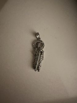 Size Small San Judas Silver Pedant 