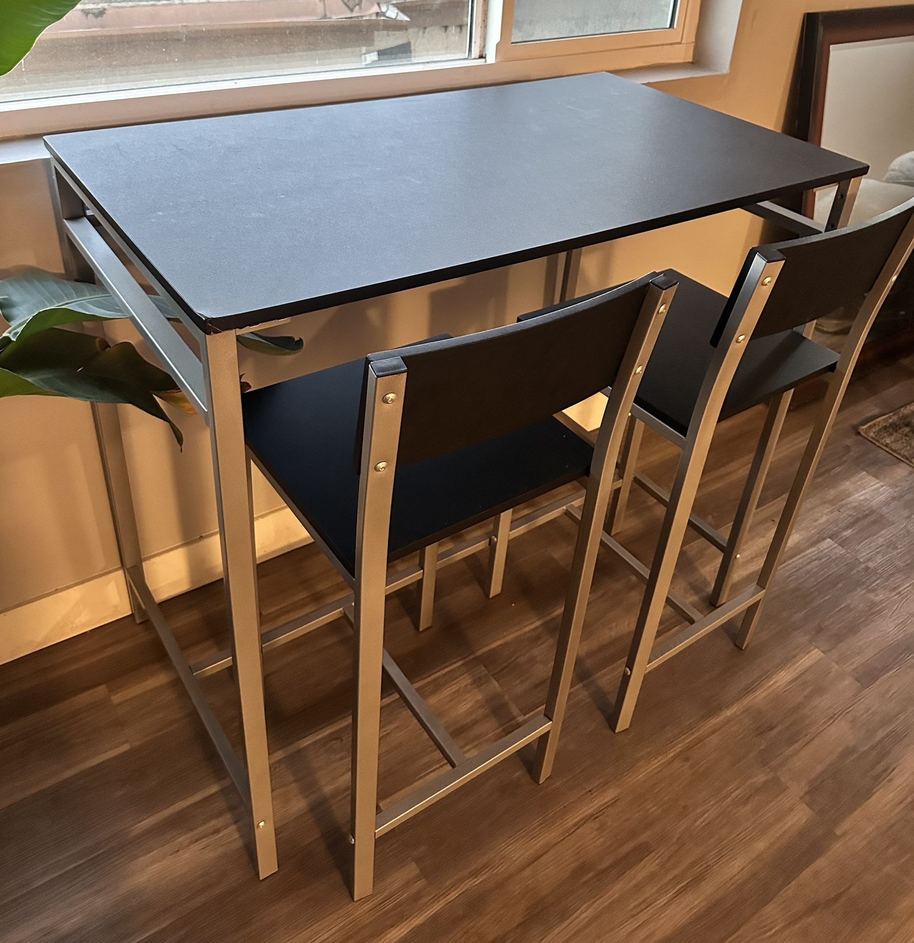 High Top Dining Table with Chairs