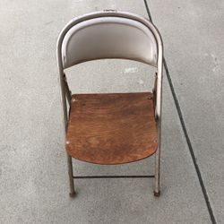 Vintage Mid Century American Seating Company Wood and Metal