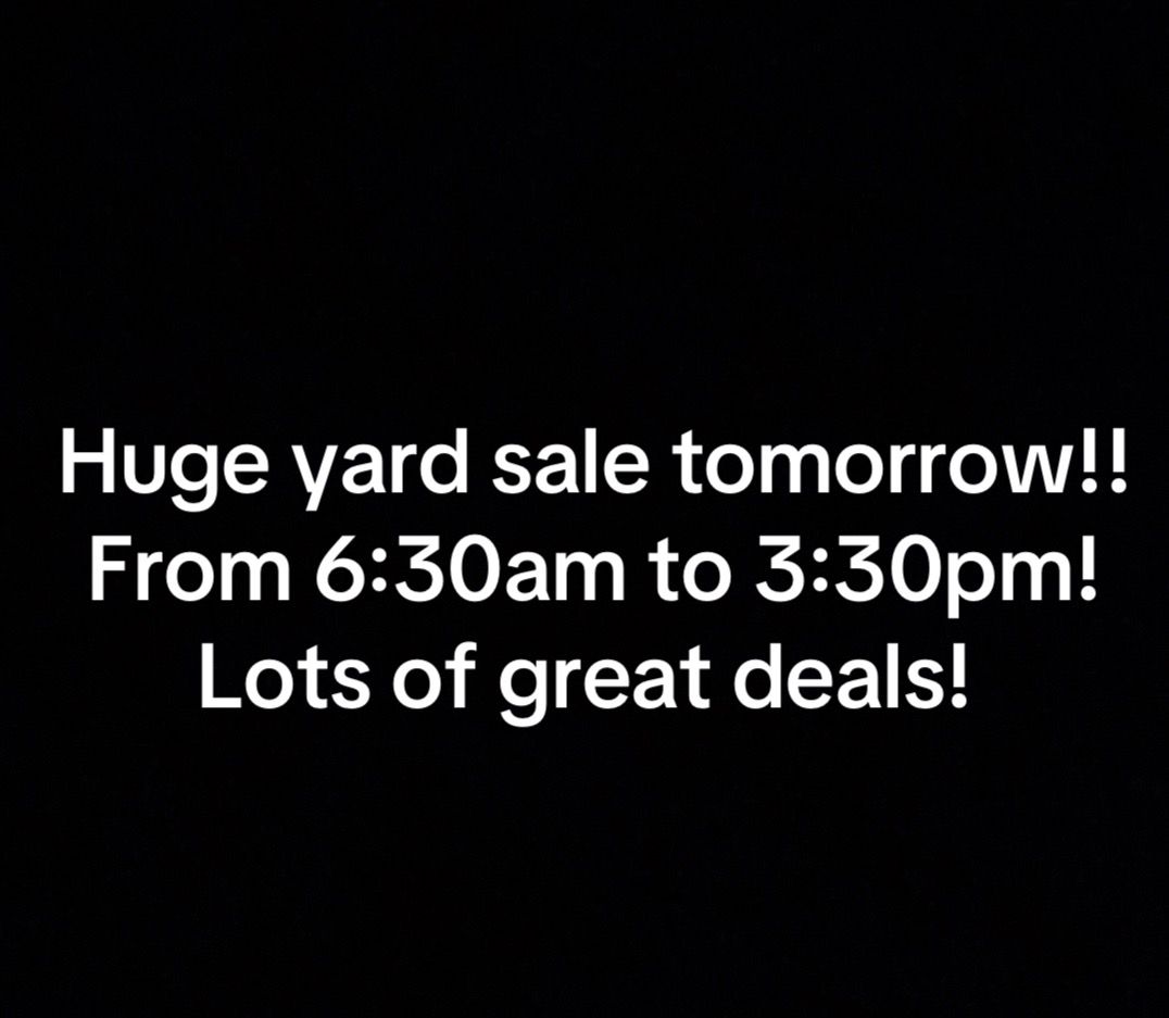 Yard Sale