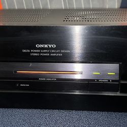 ONKYO M-5160 Stereo Power Amplifier Amp DELTA POWER SUPPLY CIRCUIT DESIGN TESTED