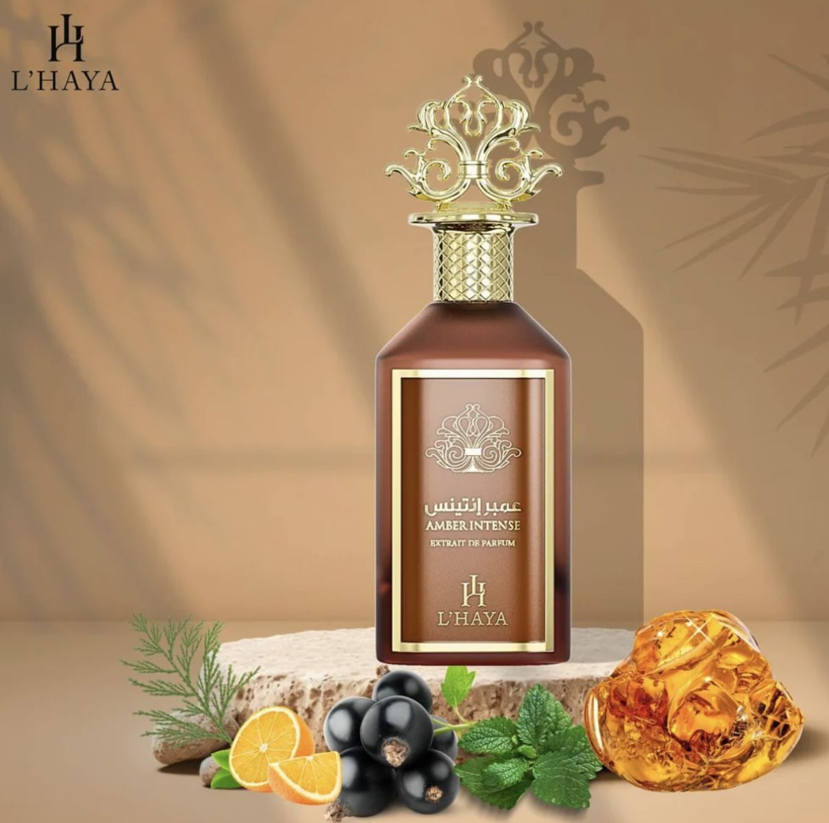 Amber Intense L’Haya Extrait De Parfum 3.4oz Made In UAE