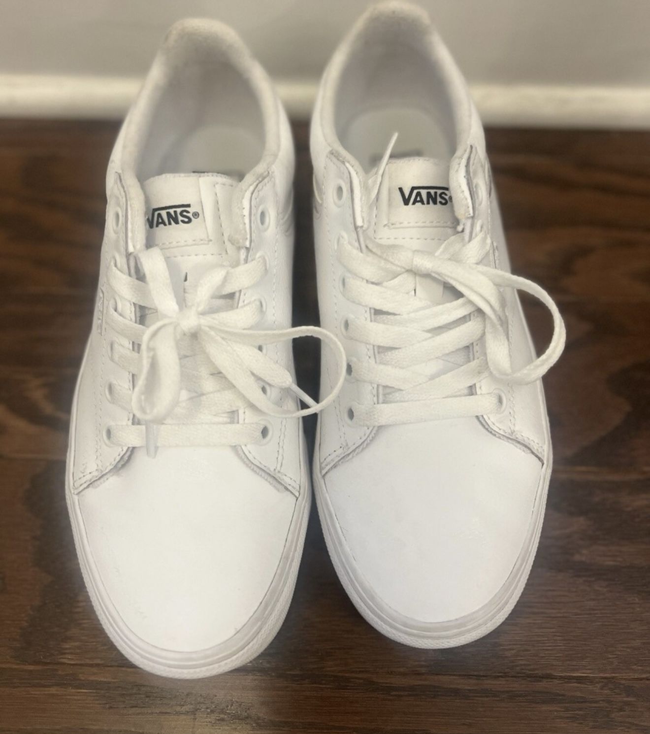 White Vans Hi Lyft Sneakers