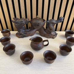 Dragon Chinese Tea Full Set With Case