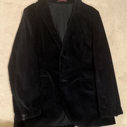 Black Velvet Coat Men