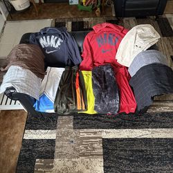 BASKETBALL SHORTS GOOD CONDITION $7 EACH NIKE SHIRTS SOLD