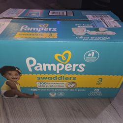 Pampers Size 3 Diapers 