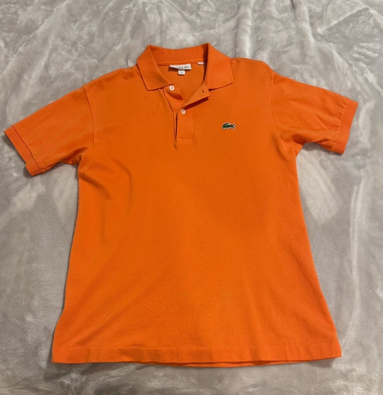 Orange Lacoste Polo 