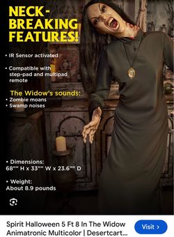 Spirit Halloween The Widow Animatronic