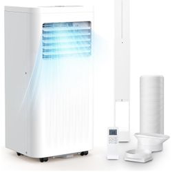 Portable White Air Conditioner  10000 BTU 