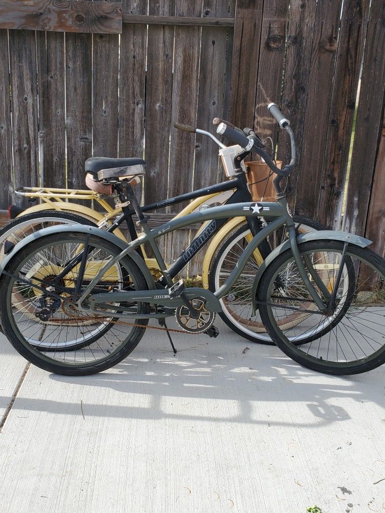 Beach Cruiser Bikes Take All 3 For $150