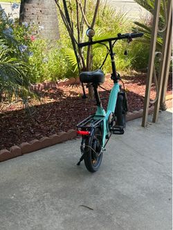 Almost brand new mini e-bike.