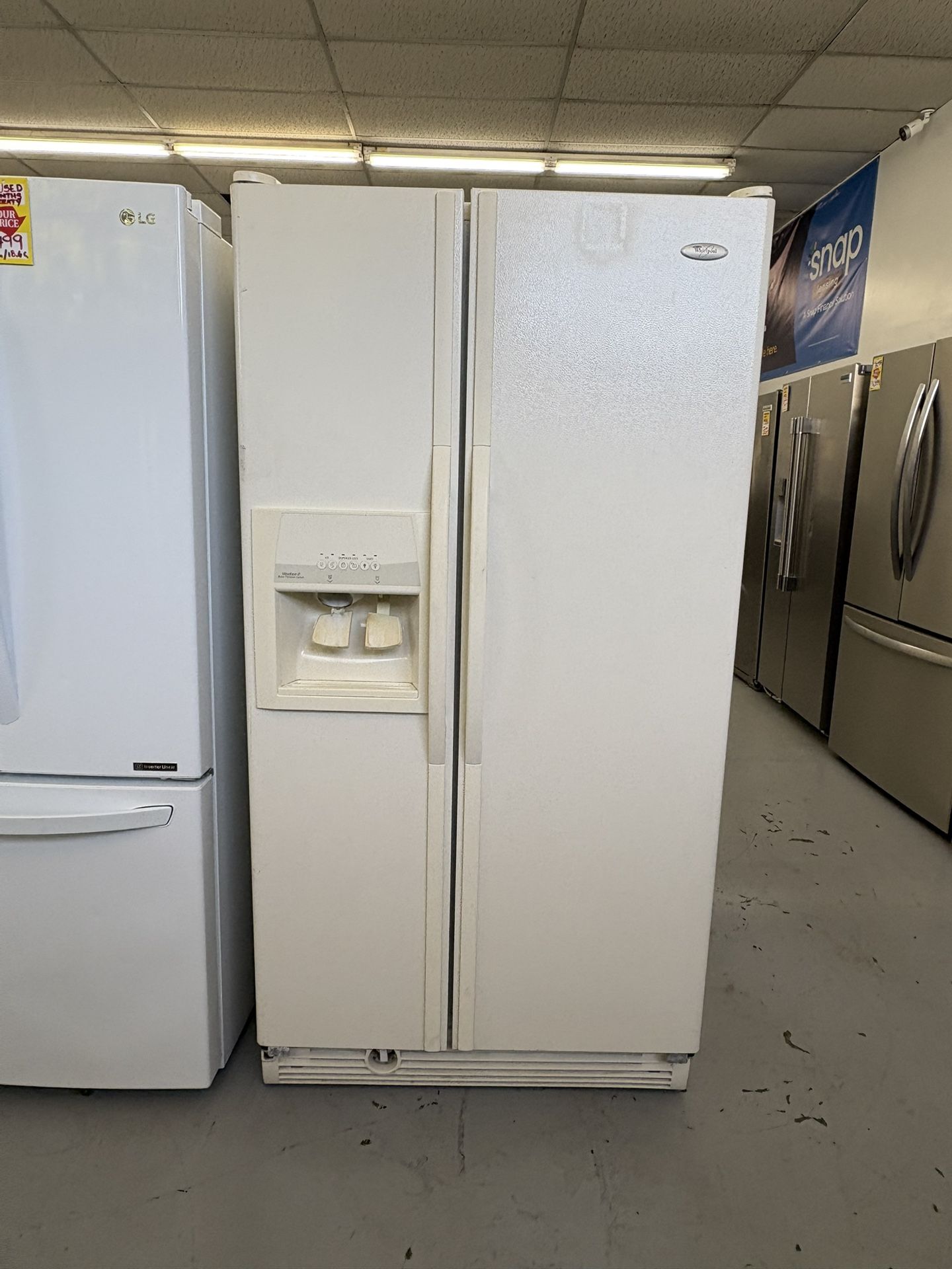 Used Whirlpool 36” Standard Depth Refrigerator / 3 Months Way