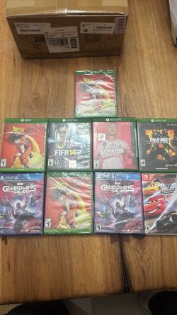 Video games Xbox1 and PlayStation
