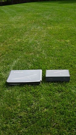 Starlink Internet Kit – Dish, Router, Stand & Cables