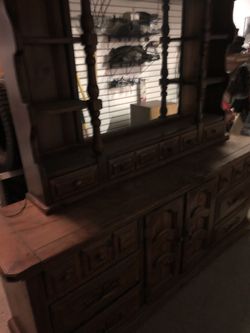 Big dresser and mirror