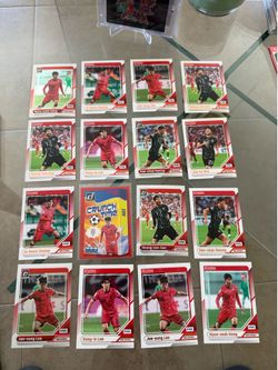 16 Korea Republic South Korea  National Team soccer card lot FIFA World Cup