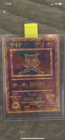 Ancient Mew Card Raw!
