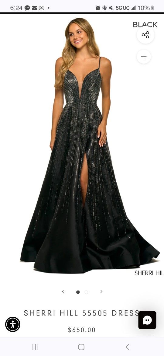 NEW UNALTERED - Sherri Hill Dress 55505