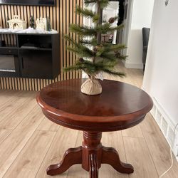 wood side coffee table 