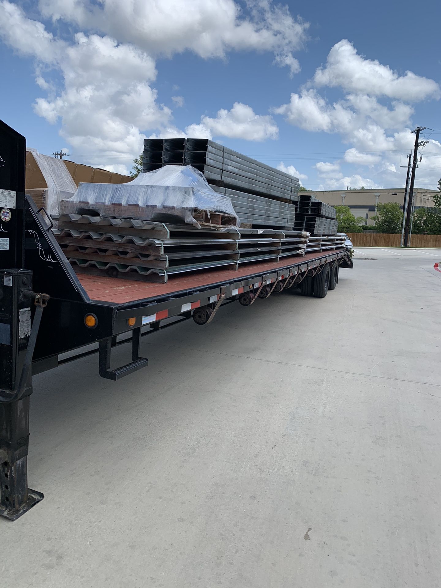 2017 pj 40 ft HEAVY DUTY hot shot flatbed trailer