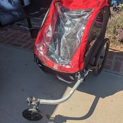​Burley Encore 2-Seat Bike Trailer & Stroller – Excellent Condition
