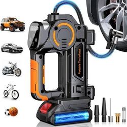 Brand New Portable Tire Inflator 160PSI 21V Car Truck Bike Auto Shut Off