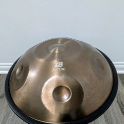 X8 Drums Golden Handpan w/Bag And Mallets