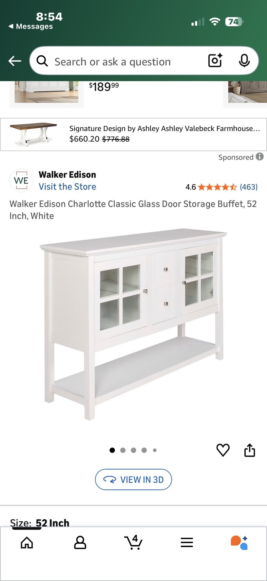 Walker Edison Door Storage Buffet Walker Edison Door Storage Buffet