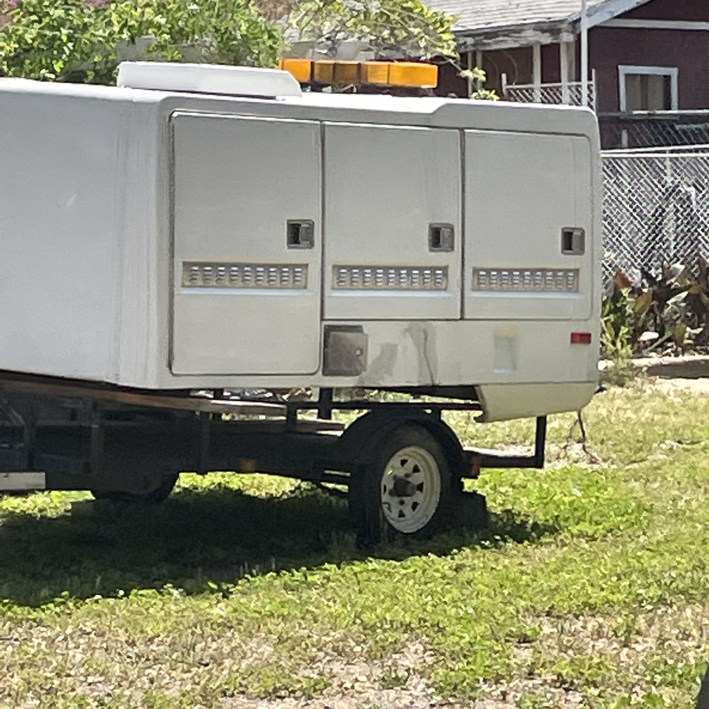 Dog kennel K9 Fiberglass truck bed or trailer