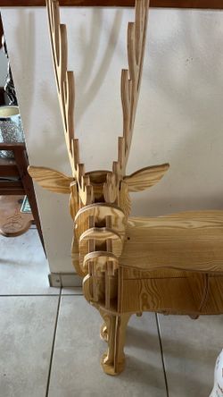 Deer real wood
