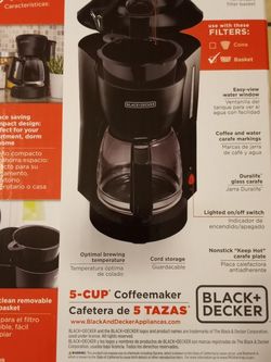 5 Cup Coffeemaker