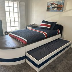 Nautical Theme Trundle Bed