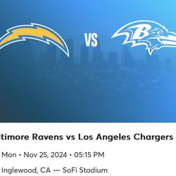 Baltimore Ravens vs LA Chargers