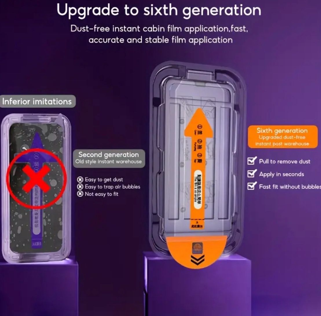 4-Pack iPhone 12β16 Pro Max Screen Protectors β Easy Apply & Bubble-Free Compatibility Form Iphone 12 To 16 Pro Max